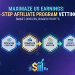 Six-step process for affiliate program vetting to maximize US earnings in 2026