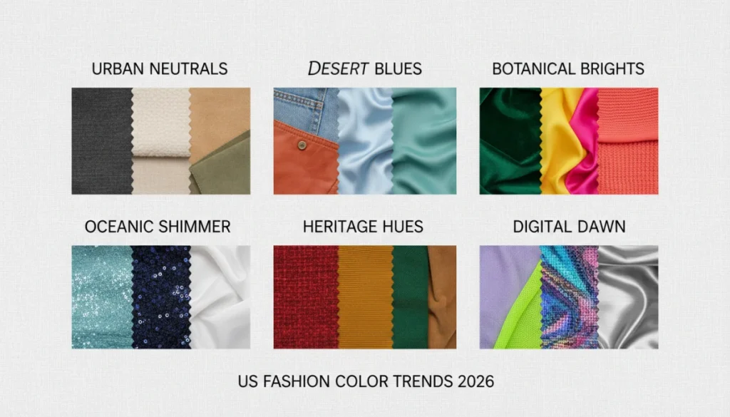 2026 US Fashion: A Deep Dive into Top 6 Color Palettes