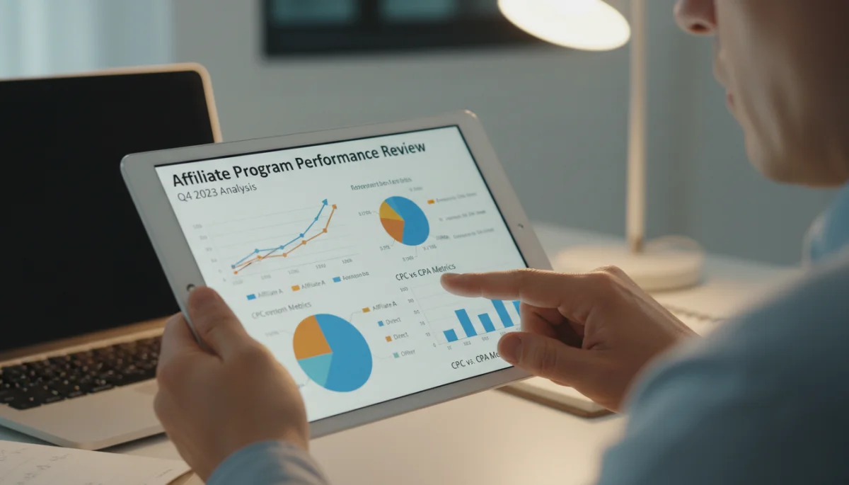 Analyzing data for affiliate program performance and market fit