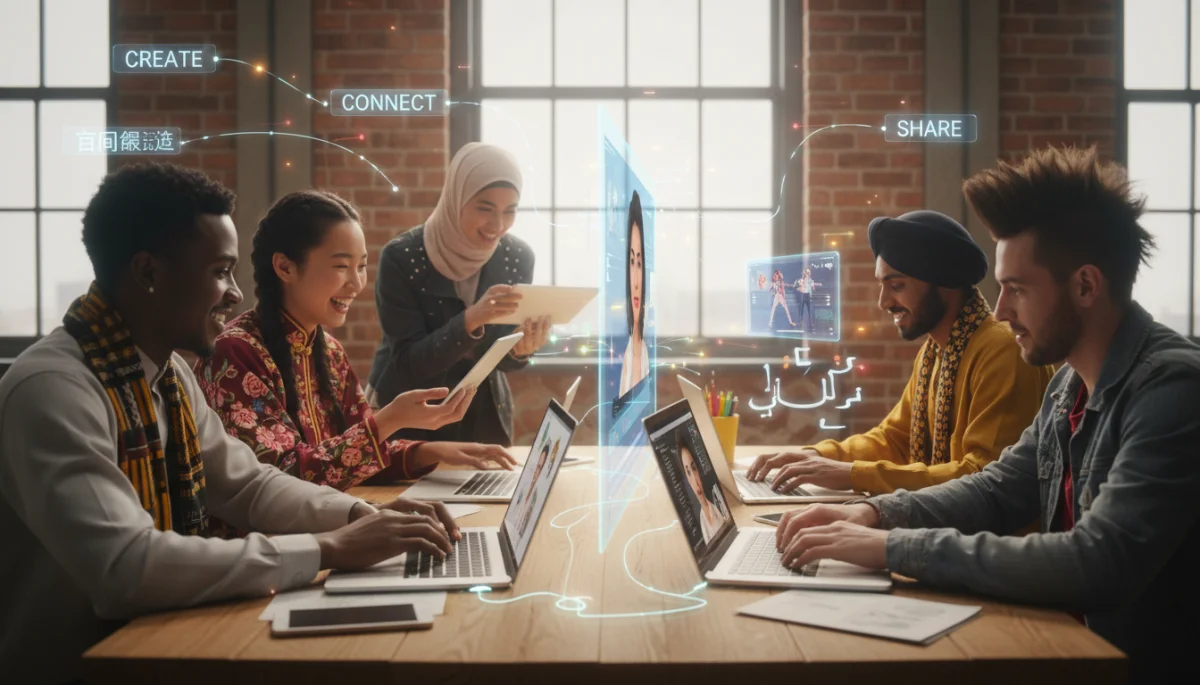 Young adults from varied cultures expressing individuality online