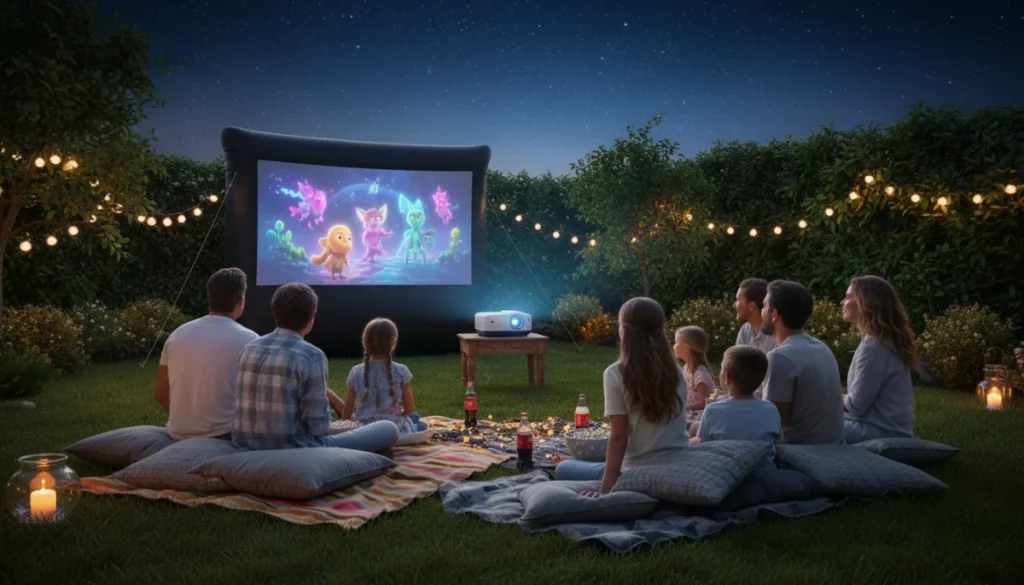 Top 3 Portable Projectors for Outdoor Movies in Summer 2026