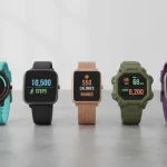 Five best smartwatches under $200 for fitness tracking in 2026, showcasing various designs and fitness displays.