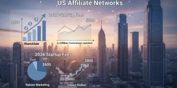 Comparison of startup fees for leading US affiliate networks in 2026