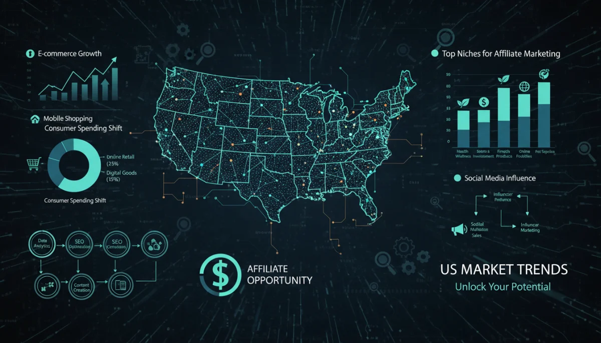 Visualizing US market trends and consumer behavior for affiliates