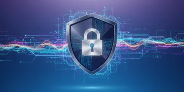 Digital shield representing VPN privacy and online security in 2026