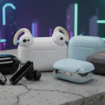 Four wireless earbuds displaying signs of durability after a 3-month test in 2026.