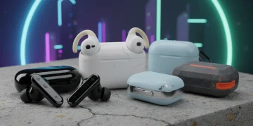 Four wireless earbuds displaying signs of durability after a 3-month test in 2026.